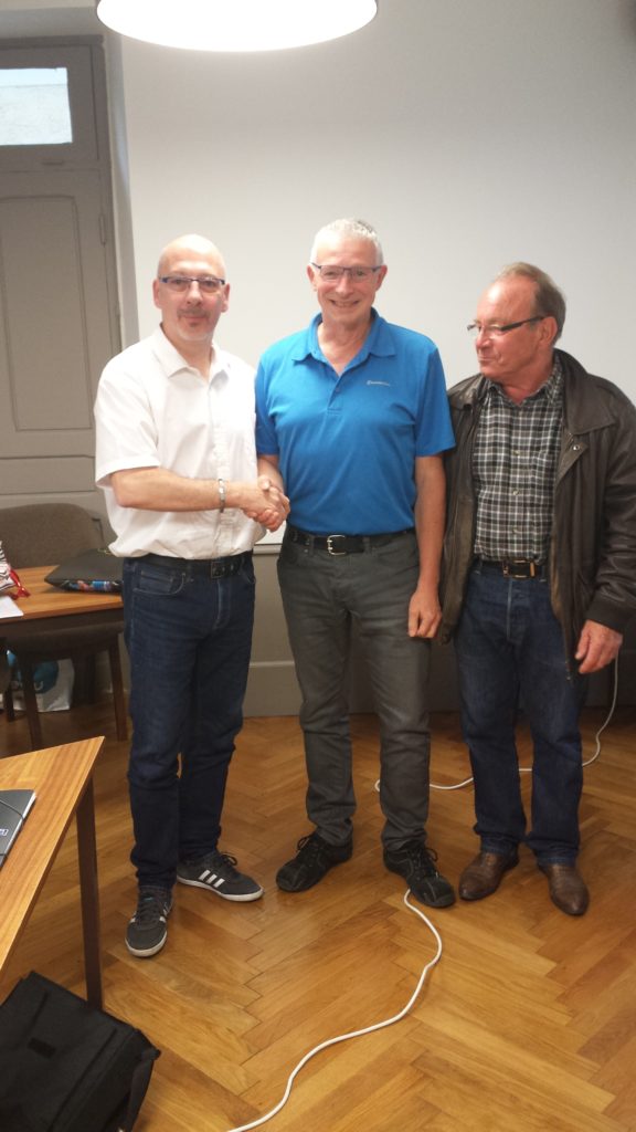Sylvain Roingeau, Frédéric Gaty et Michel Martin